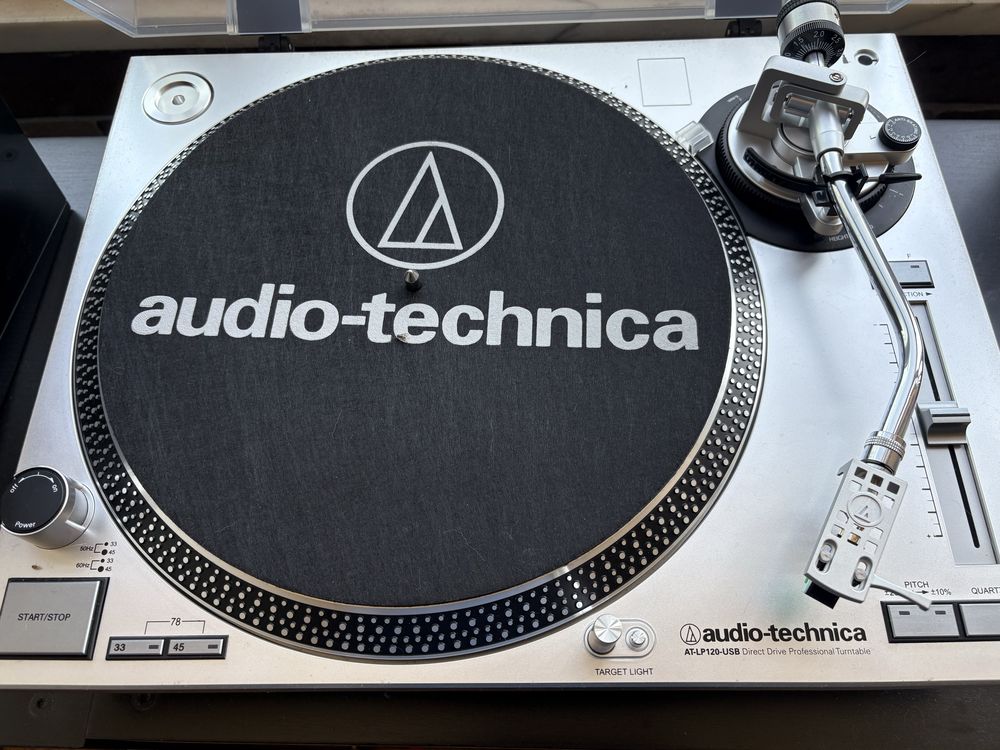 Gira discos audio technica lp 120 usb