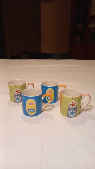Conjunto 4 chavenas de café - Loja do Gato Preto