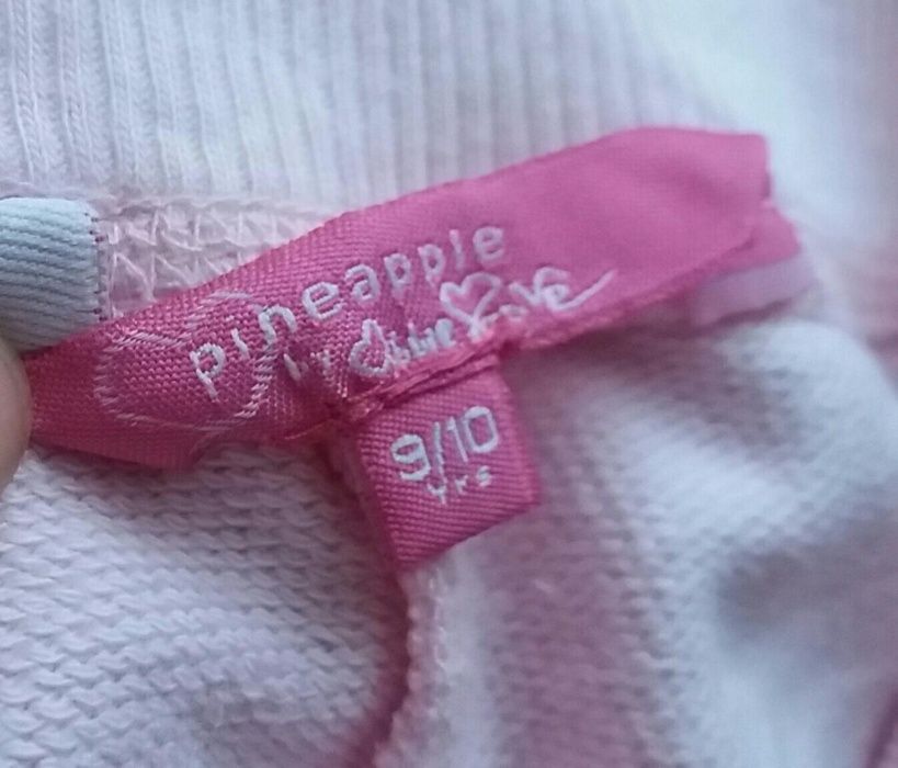 PINEAPPLE różowe spodnie / dresy dziewczęce 134 140