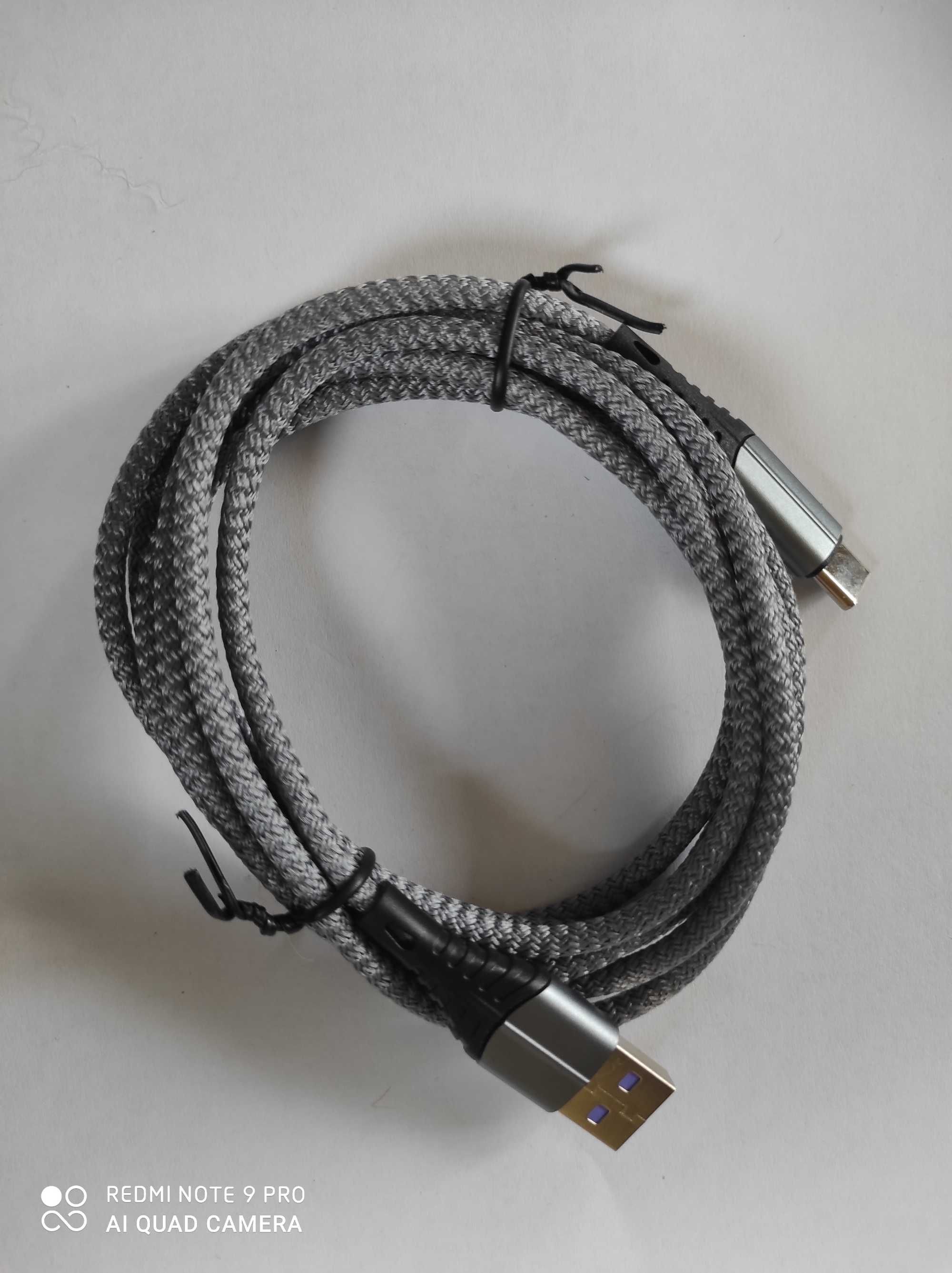 TYP-C KABEL szybkie ładowanie wzmacniany QC 2metry