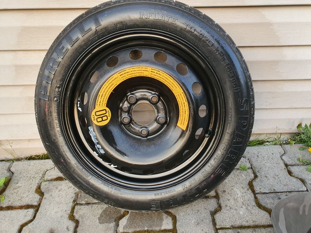 Nowa Dojazdówka Zapas Koło Zapasowe 15 5x98 Alfa Romeo 147 . 156 . 166