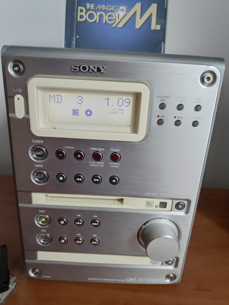 Sony CMT-DC500MD Hi-Fi MiniDisc CD Tape