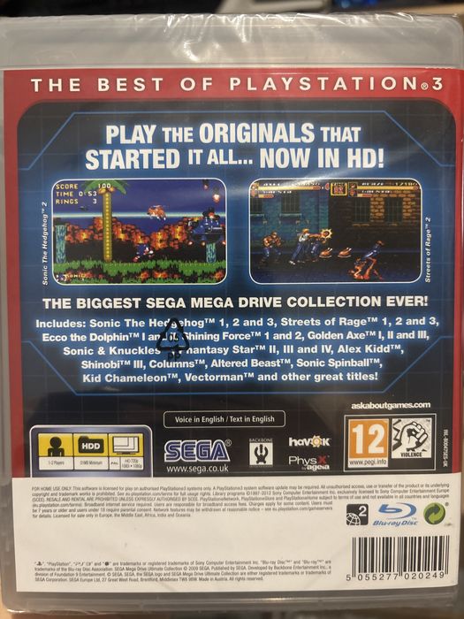 Gra Sega Mega Drive Ultimate collection