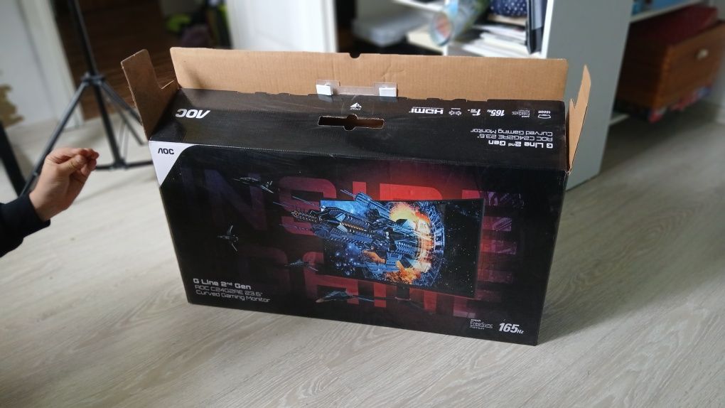 Monitor G Line 2nd Gen AOC C24G2AE 23.6 Curved Gaming monitor