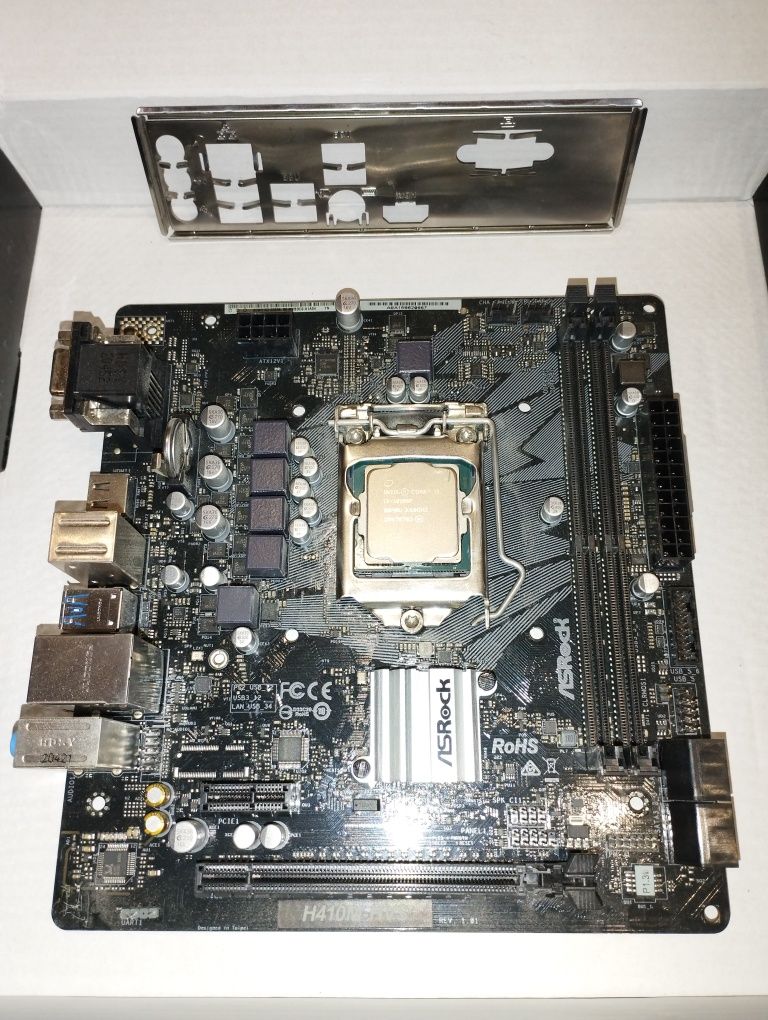 Płyta główna H410M-HVS z procesorem Intel Core I 10100F     100% Spraw