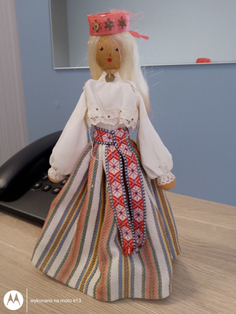 lalka drewna kukla regionalna chobbyby