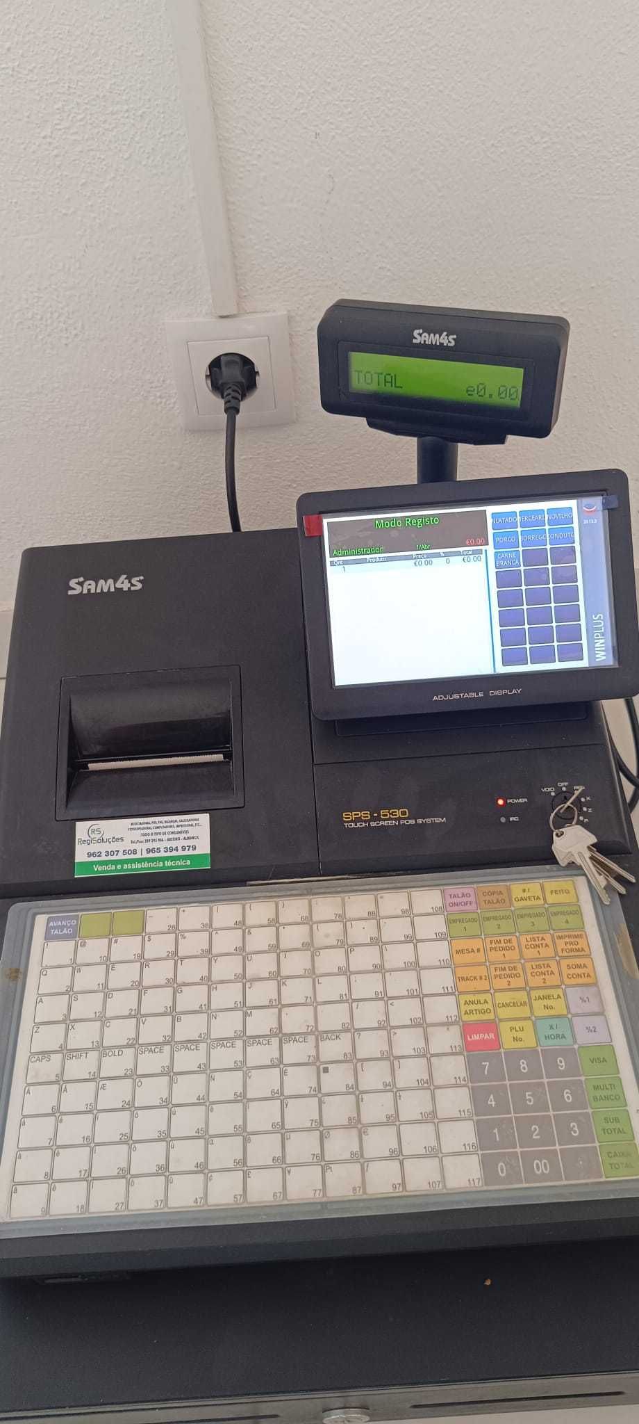 Registadora SAM 4S   SPS530 Touch screen POS system,