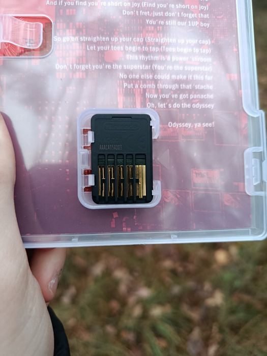 Гра на Nintendo switch Super Mario Odyssey