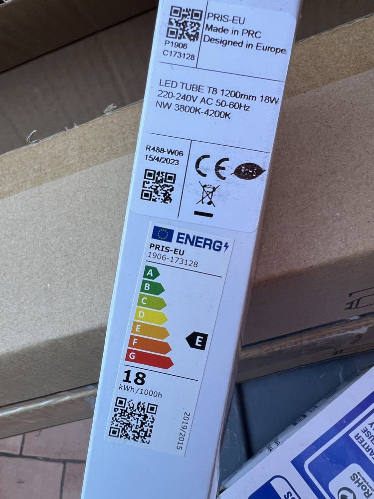 Lampada T8 LED tubo 1,2mts 18W
