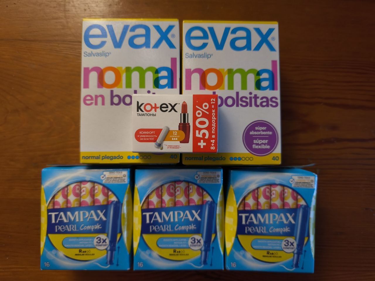 TAMPAX PEARL Compak 3x comfort