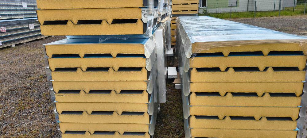 Płyta warstwowa dachowa 100mm I gatunek dostępna od ręki. PROMOCJA !