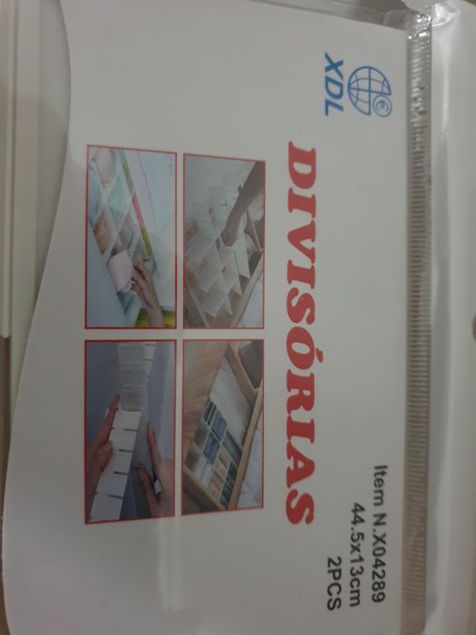 Divisórias para gavetas