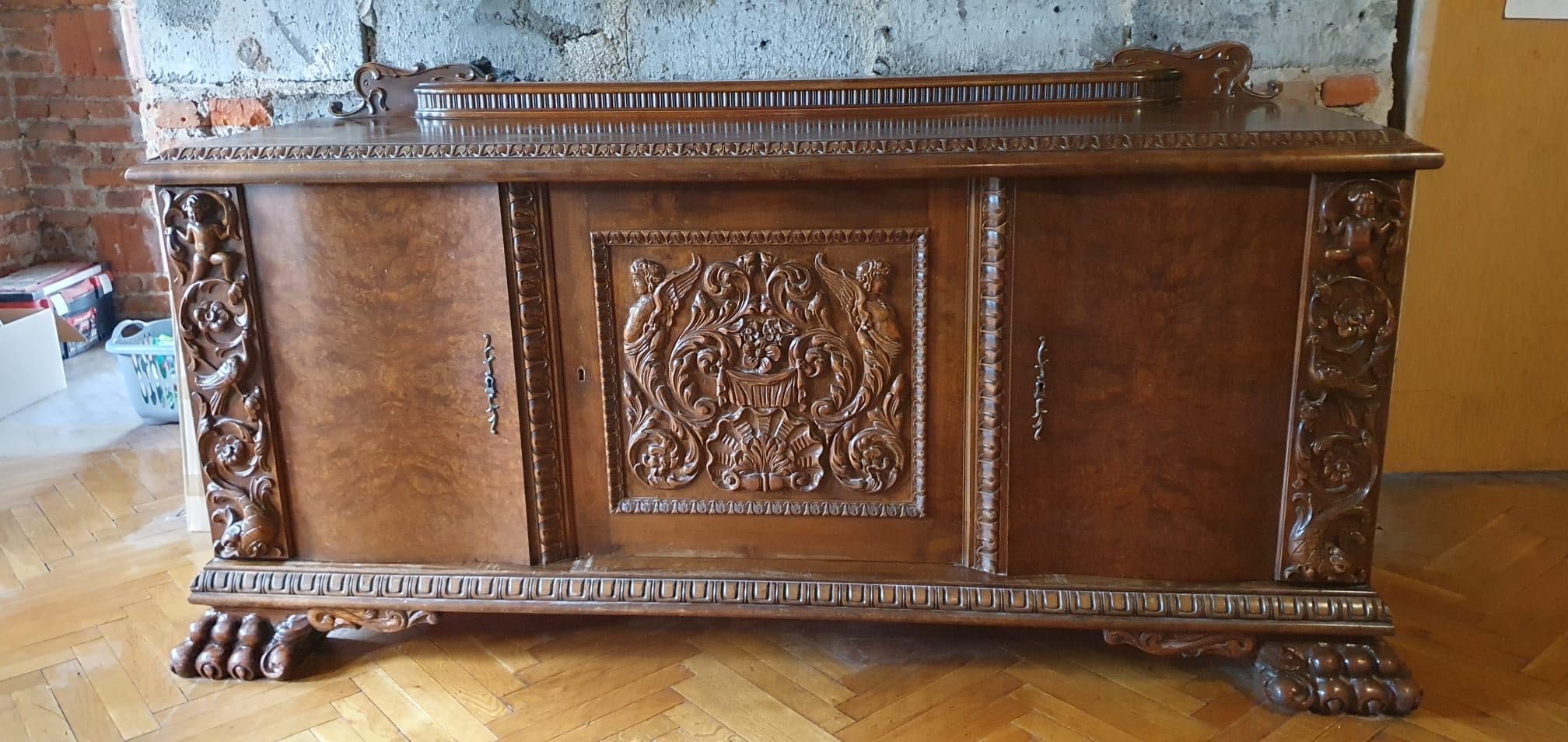 Komoda holenderska z litego drewna
