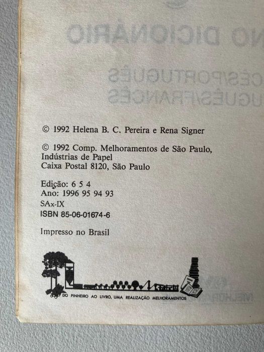 Pequeno Dicionário Michaelis Francês-Português & Português-Francês