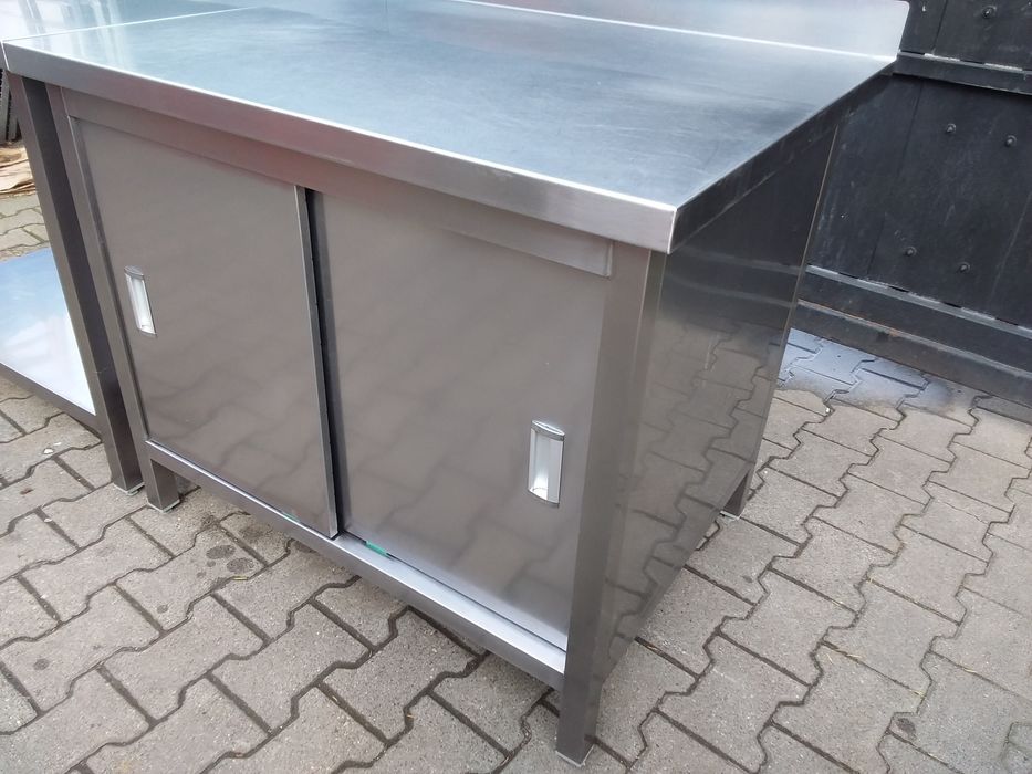 Stół roboczy 80x170cm gruby roboczy inox gastronomiczny wysyłka