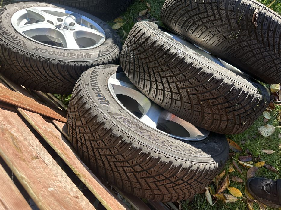 Koła 5x112 opony zima 205/60R16 alufelgi audi a6 c5c6 VW tiguan sharan