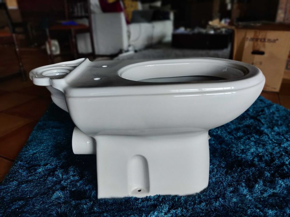 Sanindusa Sanita Compacta ALFA Branco 100022 Ao Chão Saída Horizontal