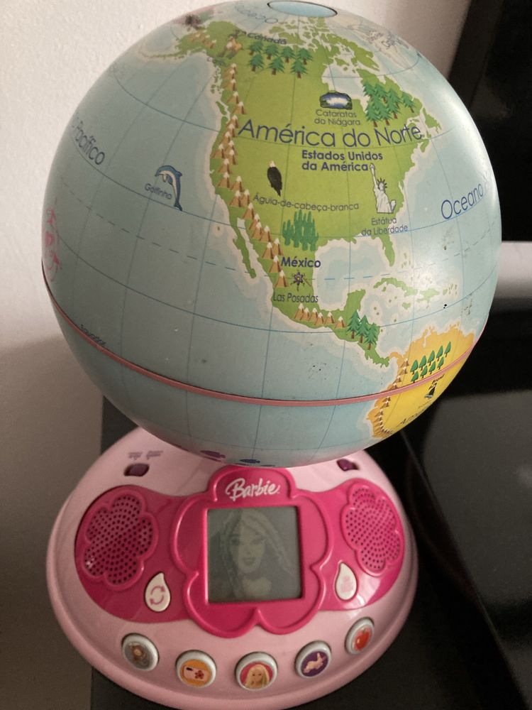 Globo da Barbie em nom estada da musica e fala