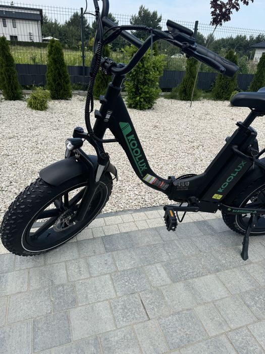 Rower elektryczny KOOLUX składany 48V 15,6Ah koła 20x4.0