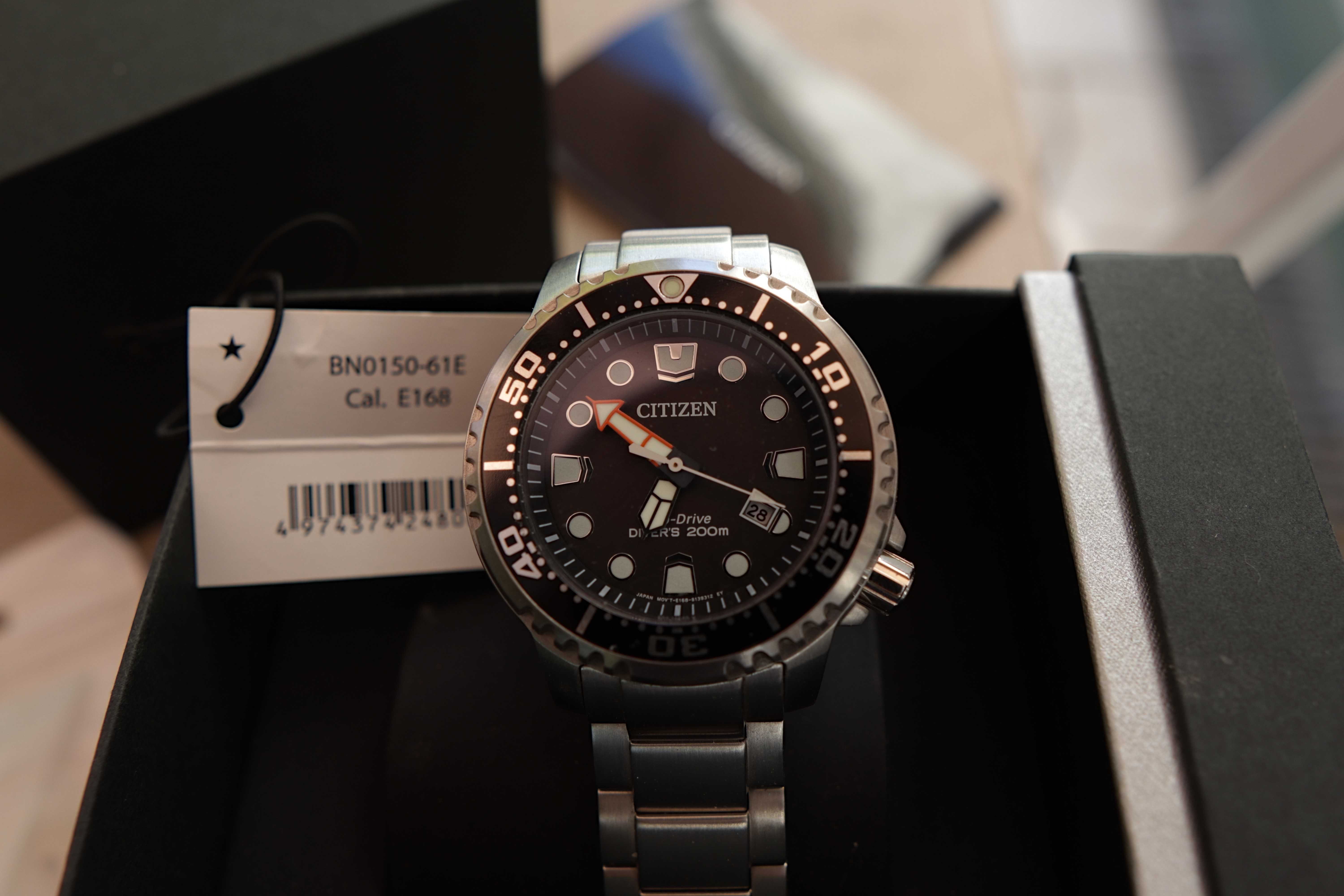 Citizen promaster dive, eco-drive, modelo BN0150-61E