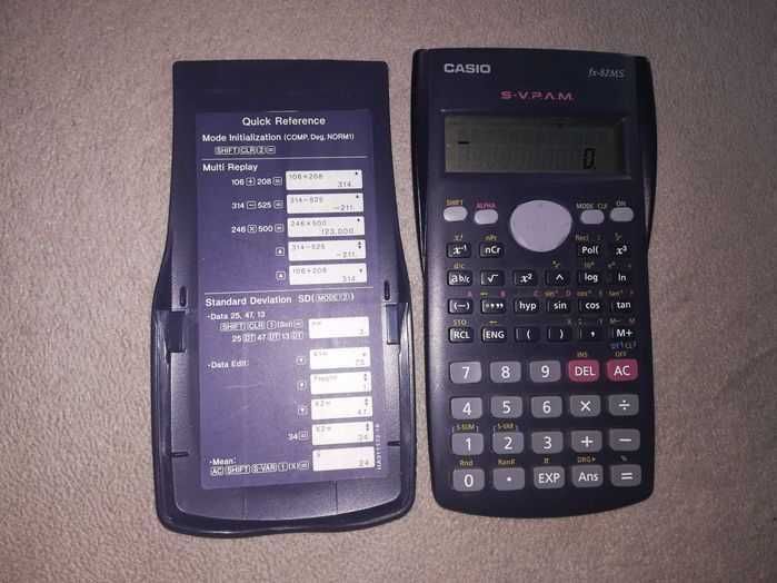 Sprawny kalkulator naukowy, Casio