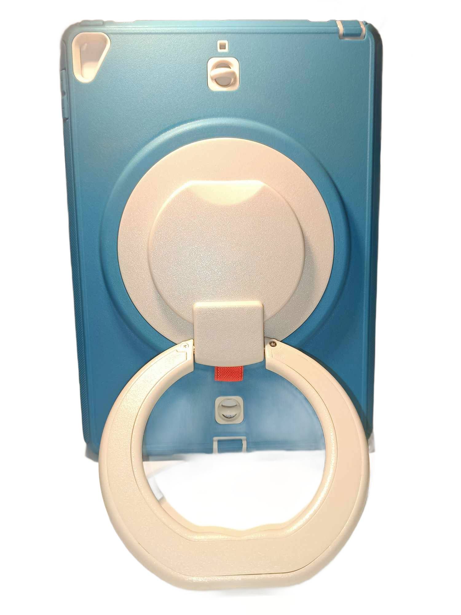 Etui do iPad 9.7" Pancerne z Obrotową Podstawką Niebieskie