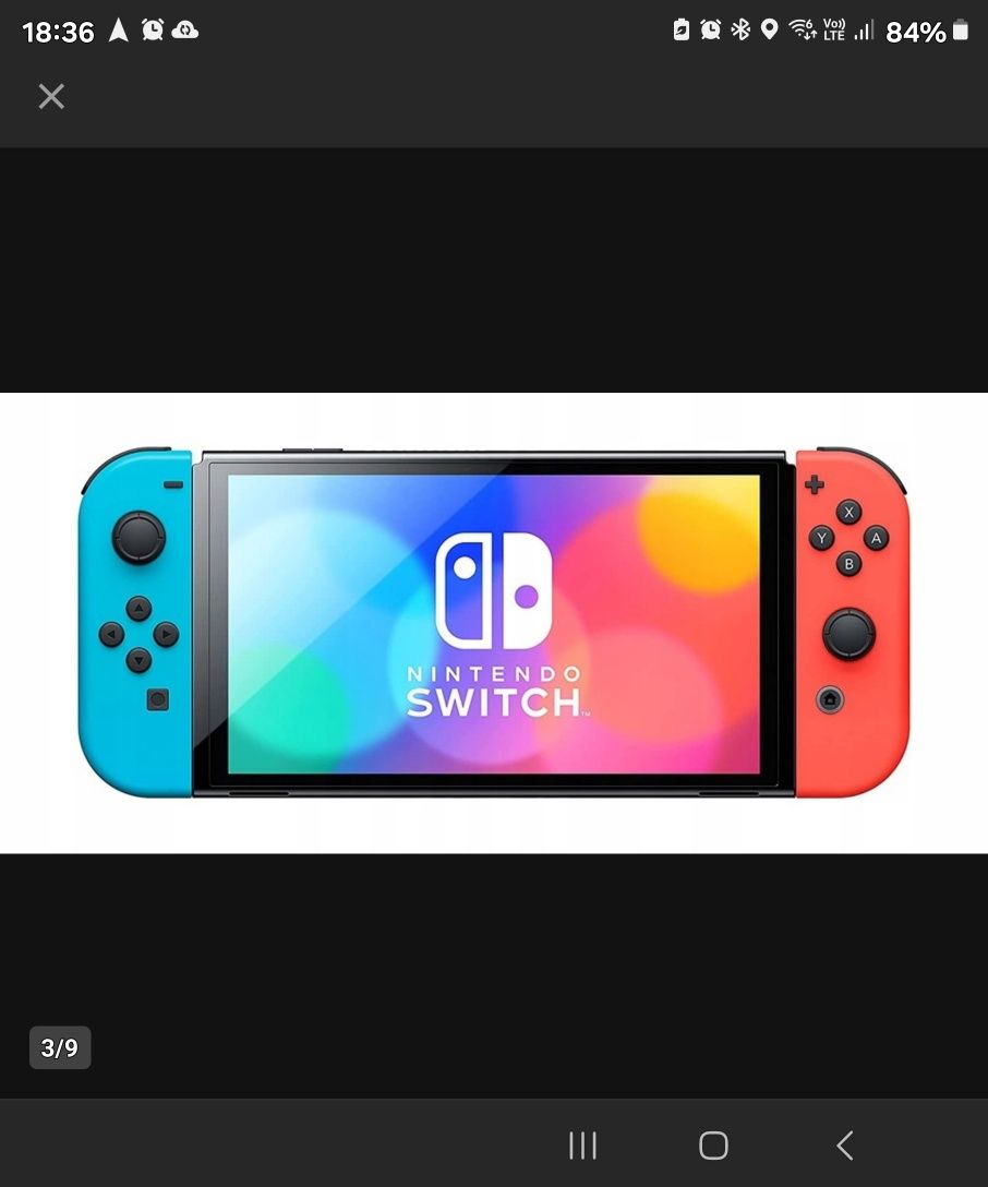 Intendo switch jak nowe