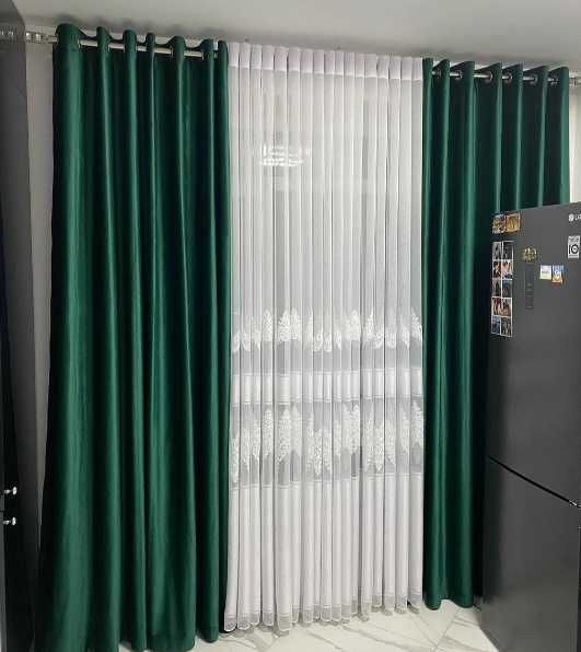 комплект штор оксамит велюр у вітальню спальню