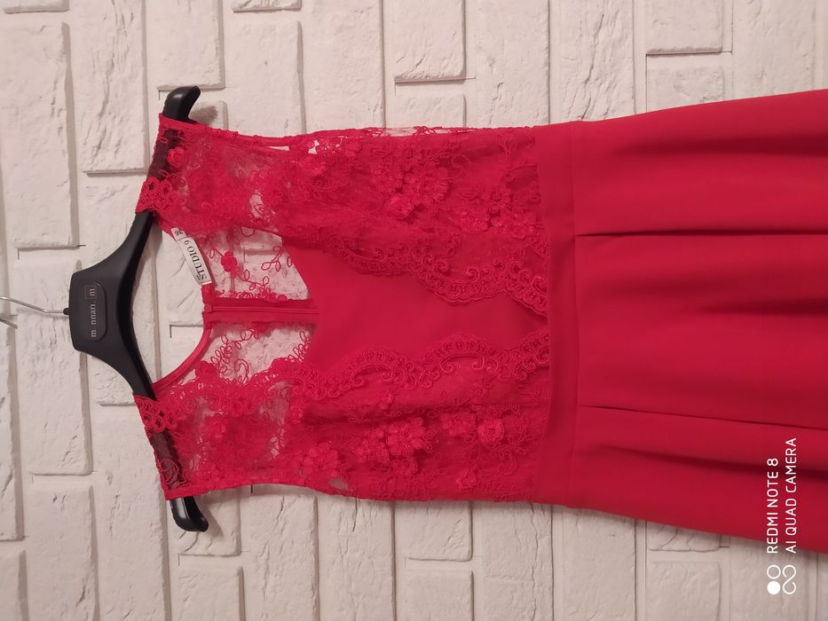 Sukienka studniówka wesele czerwona