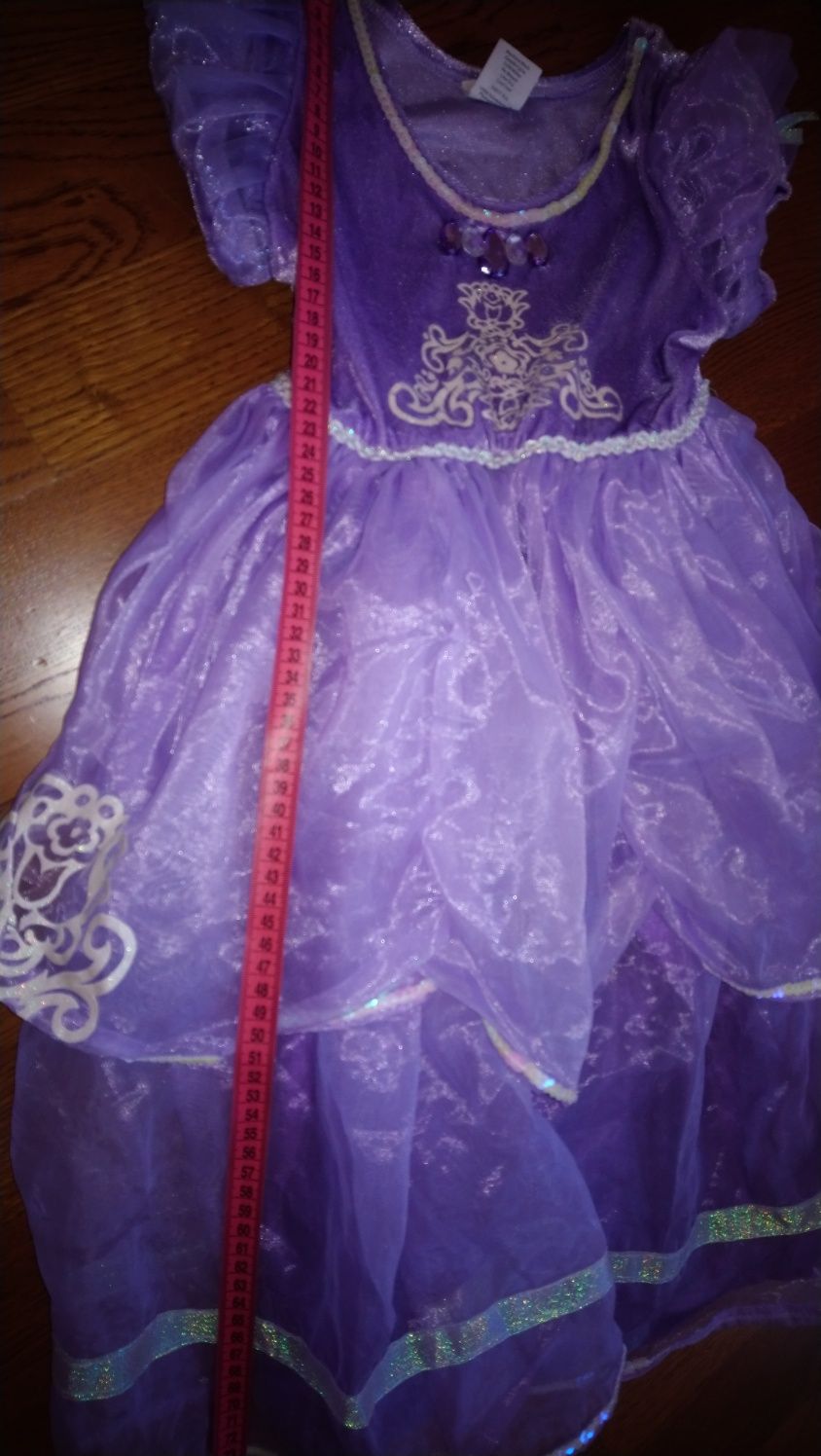 Карнавальний костюм принцеси на 5-6 років