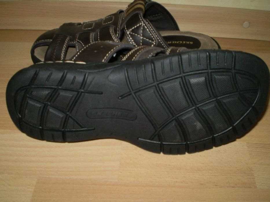 Мужские кожаные сандалии-шлепанцы SKECHERS STORCH RAMZI Америка.