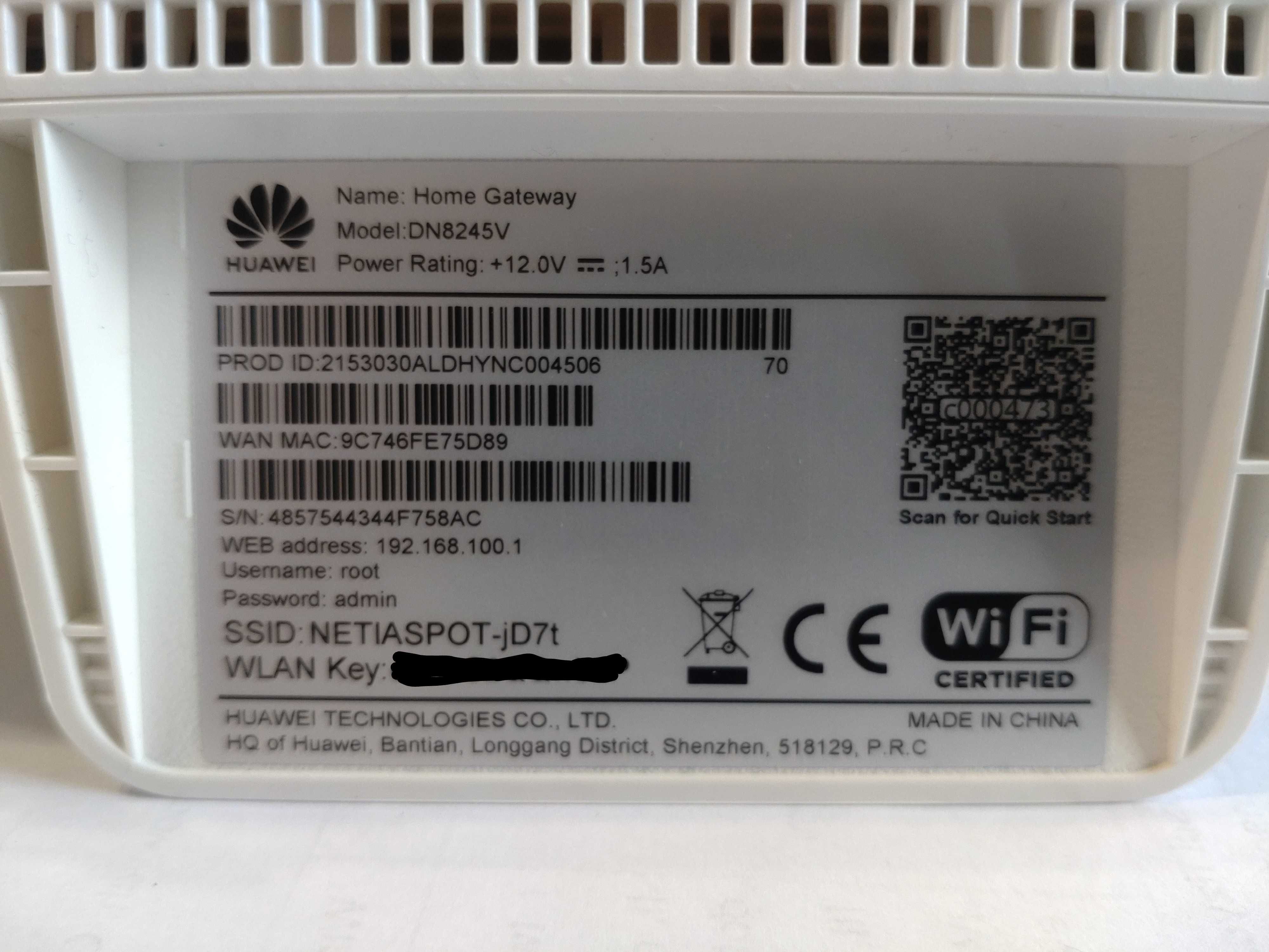 Router Huawei DN8245V-70 używany jak nowy, komplet