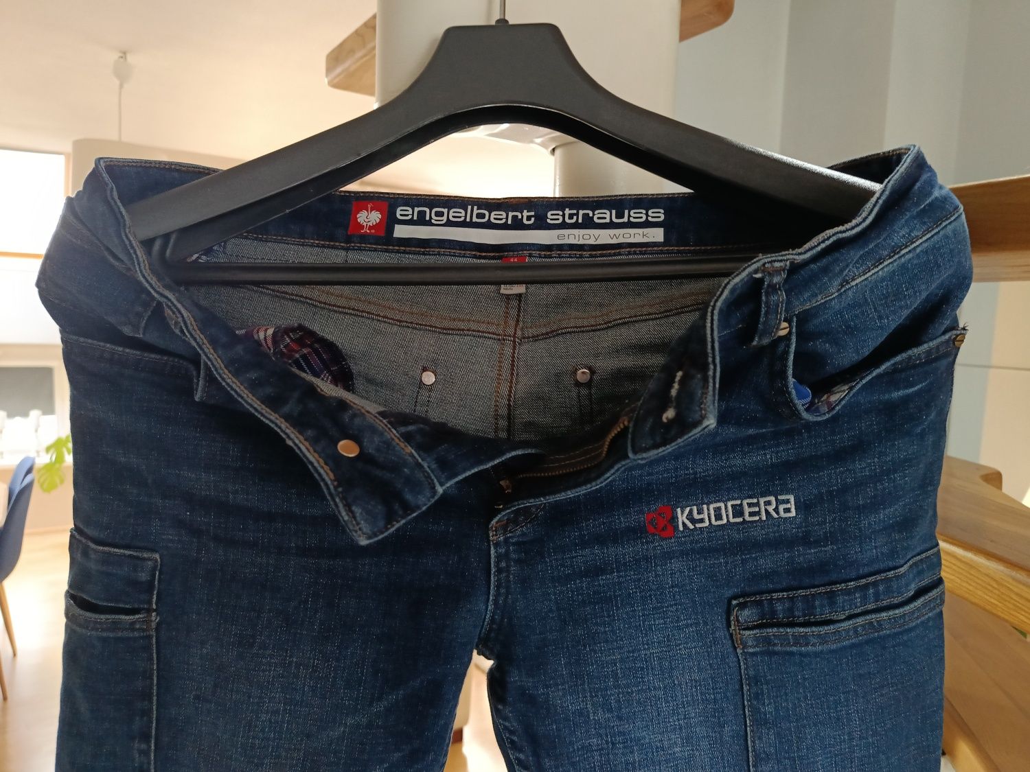 Strauss fajne jeansy męskie model Slim rozmiar XL, 54