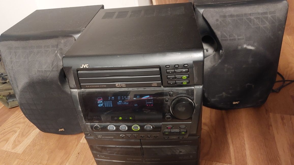 Wieża JVC ca-d4t z głośnikami sp-d4