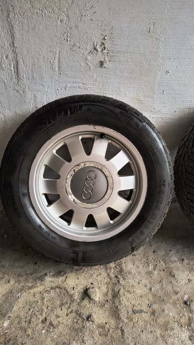 Opony zimowe 195/65 r15 + felgi audi VW seat skoda 5x112