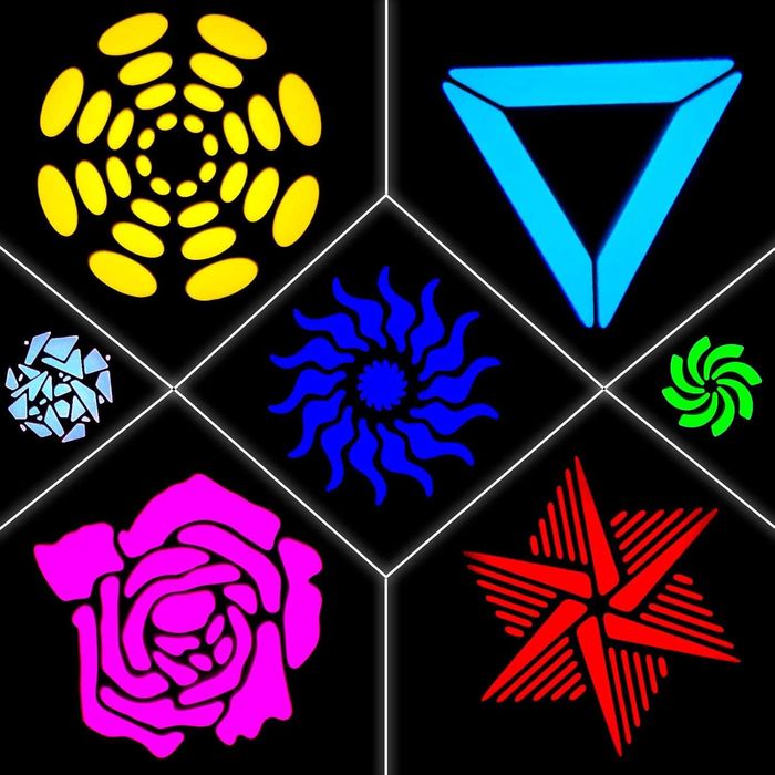 Głowa ruchoma 60W 100w UKING ZQ02062 Bee Eye RGBW LED dmx