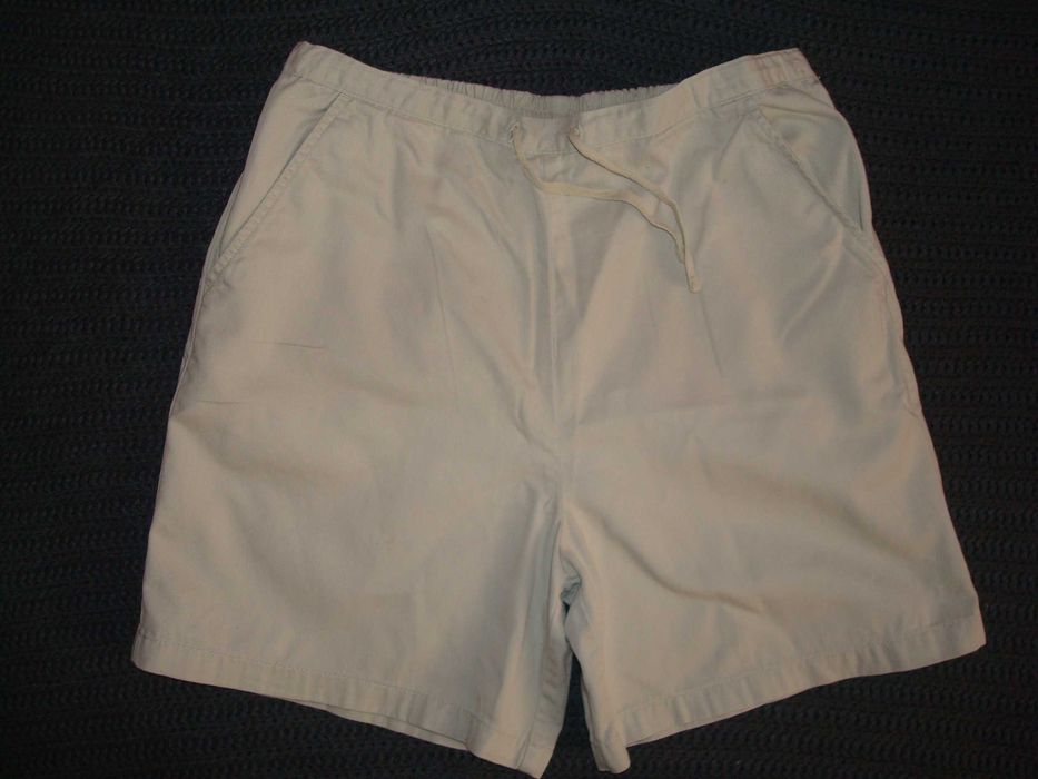 Super spodenki, szorty, bermudy beżowe wysoki rozmiar 40