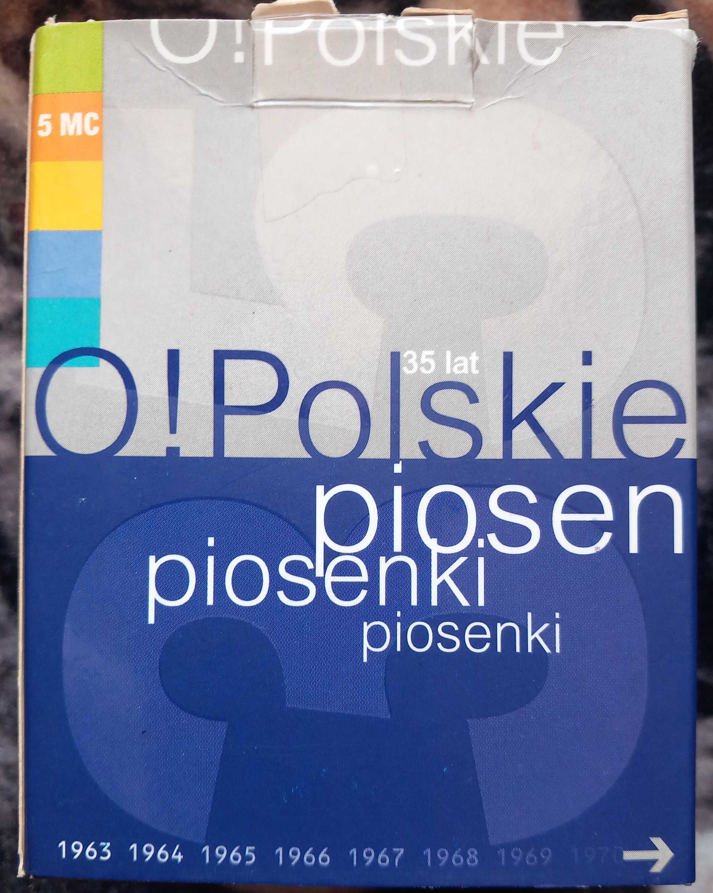 Opole komplet 5 kaset O!Polskie piosenki 1998 rok