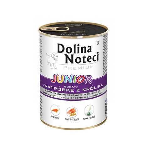 Dolina Noteci Premium Junior mokra karma wątróbka z królika 12 x 400 g