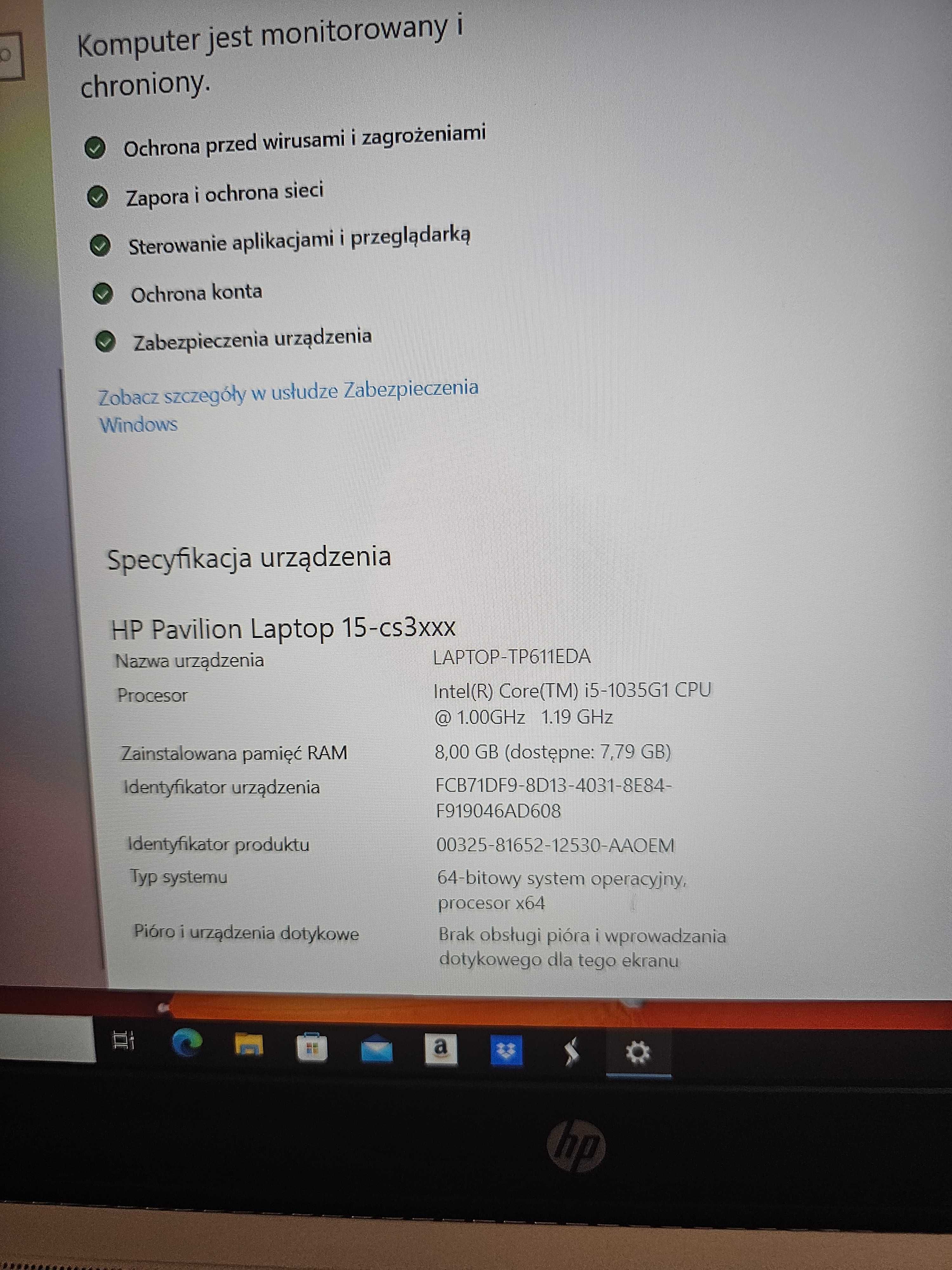 Hp pavilion 15" intel core i5
