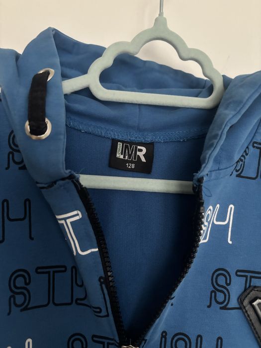 Bluza rozpinana z kapturem, rozm 128