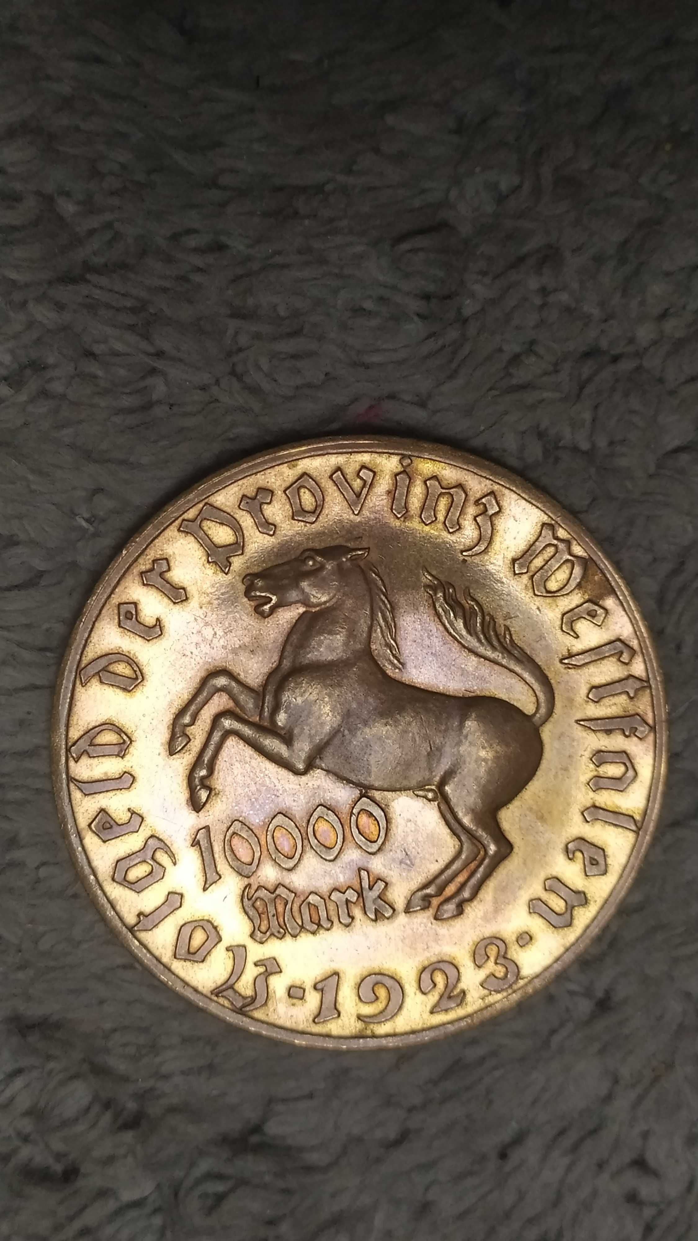 Niemcy (pieniądz zastępczy) 10 000 marek 1923