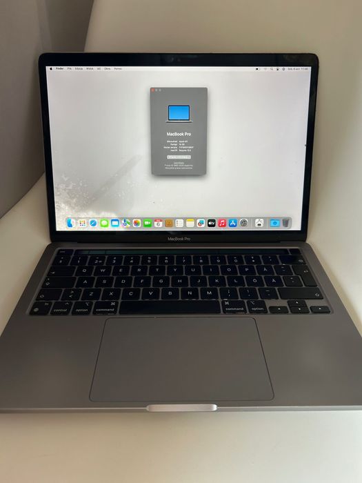 Apple MacBook Pro A2338 | Apple M1 | 16 GB RAM 512 GB SSD Uszkodzony!