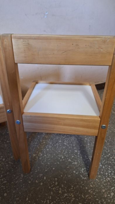 Krzesła dla dzieci do stolika z kompletu ikea