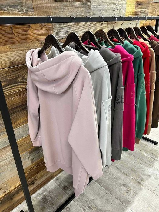 By o la la Bluza z kapturem rozpinana OLL