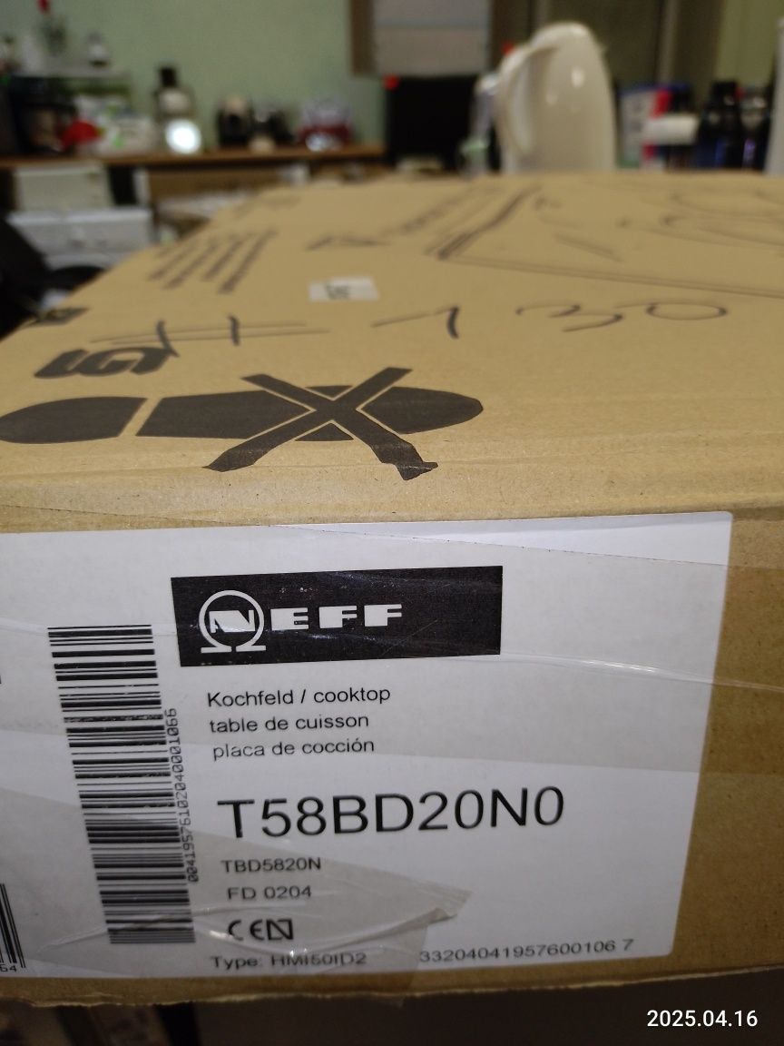 Індукційна варочна поверхня NEFF T58BD20N0 незалежна, 80 см, нова