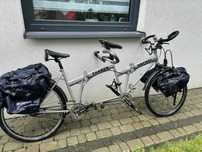 Tandem składany 2 osobowy wyprawowy z sakwami Crosso
