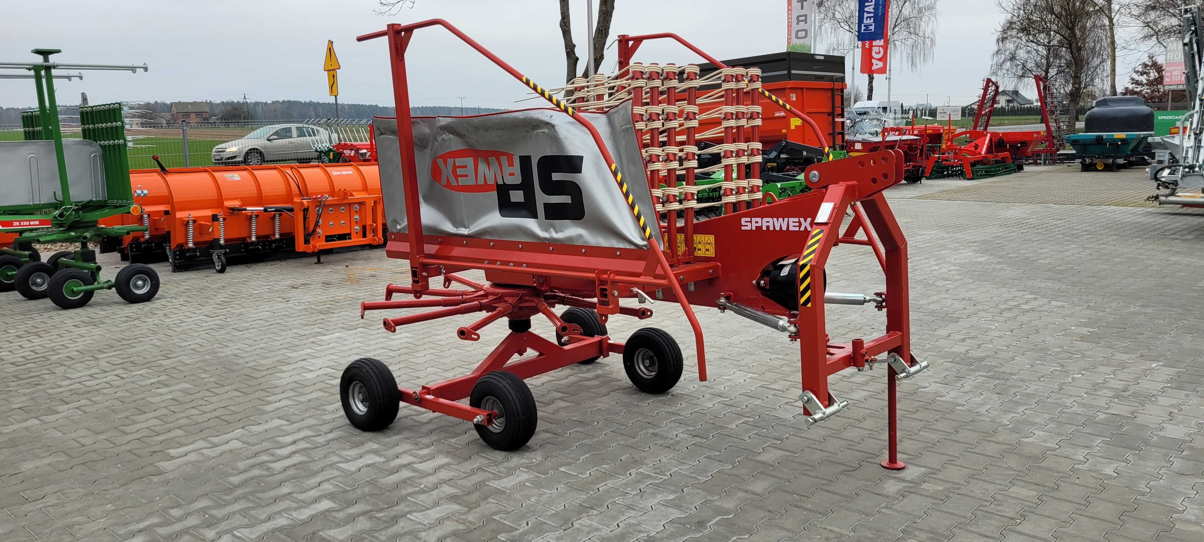 Zgrabiarka ZG-350 ZG-450 Spawex Tandem Sipma Promar Inter-Tech STRUK