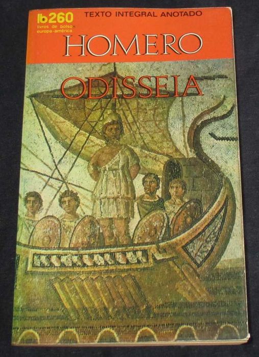 Livro Odisseia Homero Livro de Bolso Europa-América