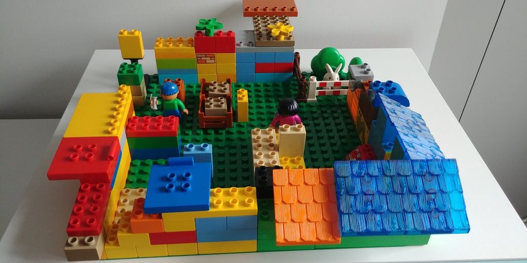Lego Duplo kolekcja aut + klocki